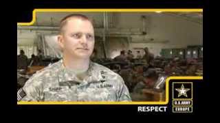 USAREUR Army Values SFC Shipp  Respect [upl. by Anahsek]