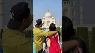 Aliza ka dream pura hogya🏰♥️ ytshorts ytshortsindia love couple tajmahal explore team500 [upl. by Vitoria]