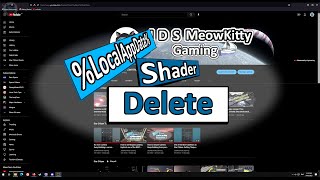 How to DeleteBackup localappdata Shader Folder  Star Citizen [upl. by Habas]