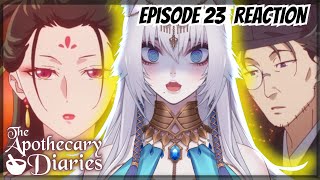 LAKANS PAST UNVEILED The Apothecary Diaries Episode 23 Reaction [upl. by Ellehsad484]