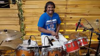 Guruvayurappa  Pudhu Pudhu Arthanga l Ilaiyaraaja l Drum Cove by Drummer Sridhar l Studio Version [upl. by Alyhc]