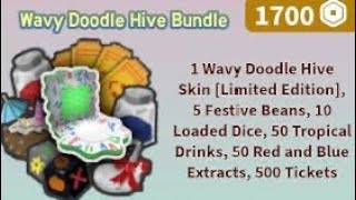 Buying the Doodle hive skin bundle in bee swarm simulator [upl. by Anne-Corinne]