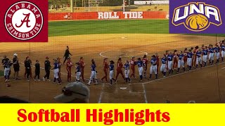 North Alabama vs 10 Alabama Softball Game Highlights Feb 21 2024 [upl. by Anialed595]