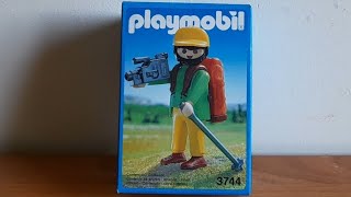 Playmobil vintage set 3744 Hiker with Camcorder 1993 [upl. by Leahcimsemaj433]