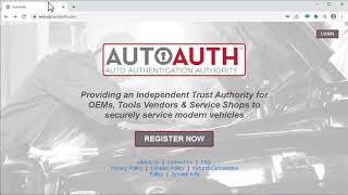 ALLDATA Diagnostics AutoAuth Signup [upl. by Leggett67]