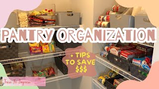 Pantry Organization REALISTIC AND AFFORDABLE  TIPS TO SAVE MONEY [upl. by Hall96]