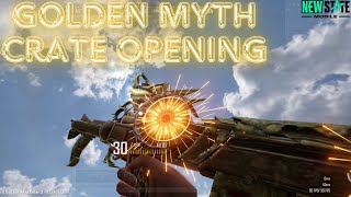 Golden Myth Crate opening  New State Mobile [upl. by Reviel]