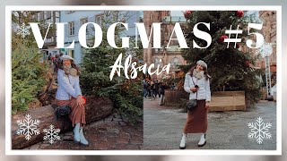 VLOGMAS 5 en ALSACIA  Pasamos un día muy NAVIDEÑO en ESTRASBURGO y OBERNAI  Mar Espejo [upl. by Orimlede87]