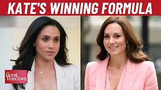 Meghan Markle Urged to Follow Princess Kates Strategy for Popularity Boost  Royal Family [upl. by Settle]