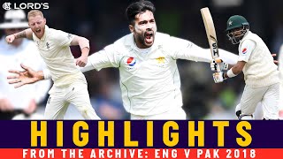 Pakistan Outplay England To Win At Lords Again  Classic Match  England v Pakistan 2018  Lords [upl. by Sredna]