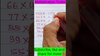 Multiplication Tricks maths shorts pankajdubey173 [upl. by Cleary]