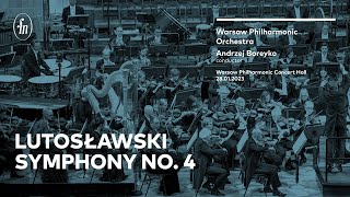 Lutosławski  Symphony No 4 Warsaw Philharmonic Orchestra Andrzej Boreyko [upl. by Lapotin]