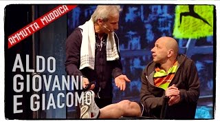 I Maratoneti 1 di 4  Ammutta Muddica  Aldo Giovanni e Giacomo [upl. by Rowe]