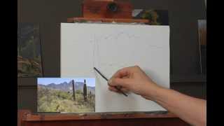 How to paint desert cactus [upl. by Lalib]