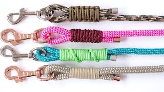 Top 4 Paracord Whipping Knots to Make a Dog Leash out of Rope  DIY Paracord Dog Leash [upl. by Pearl893]