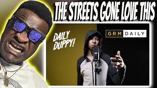 American Rapper Reacts To  DigDat  Daily Duppy  GRM Daily REACTION [upl. by Naul679]