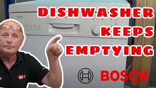 Bosch dishwasher keeps emptying and filling how to diagnose the fault and replace parts [upl. by Mmada]