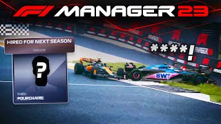 Signing a NEW DRIVER  F1 Manager 23 Career Zandvoort [upl. by Egas884]