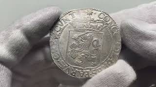 A14 Niderlandy Overijssel silver ducat Rijksdaalder 1662 [upl. by Araed]