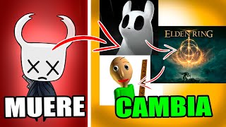 😳Hollow Knight pero si MUERO cambio de juego💀 [upl. by Xuaegram]