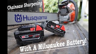 Chainsaw Sharpening Hack [upl. by Alihs671]