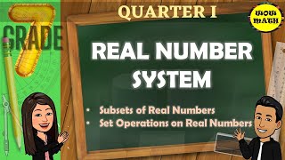 SUBSETS OF REAL NUMBERS  GRADE 7 MATHEMATICS Q1 [upl. by Lehsar]