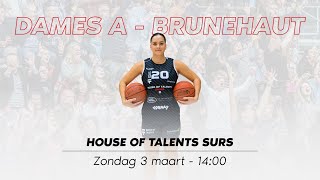 House Of Talents Kortrijk Spurs DSE A  Basketball Brunehaut DSE A [upl. by Gavrilla]