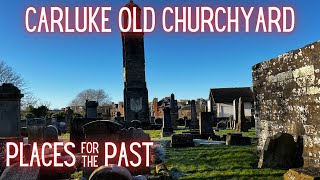 A frosty morning in Carluke Old Churchyard scotland graveyard cemetery lanarkshire [upl. by Hay]