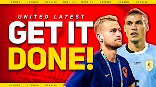 SIGN De Ligt amp Ugarte NOW Ten Hag TRANSFER Message Man Utd Transfer News [upl. by Annahpos]