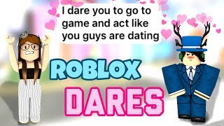 Dared to DATE ROBLOX DARES With TheoLeCatt [upl. by Eleazar]