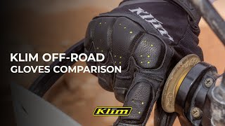 KLIM OffRoad Gloves Comparison [upl. by Berkie]