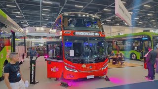 Lançamento Busscar Panorâmico DD NB1  LATBUS 2024  São Paulo Expo [upl. by Leugar529]