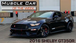 2016 Ford Mustang Shelby GT350R Muscle Car Of The Week Video Episode 229 V8TV [upl. by Lalat849]