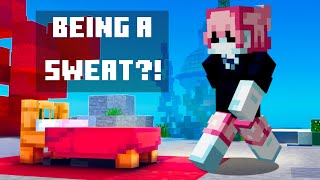 I Tried Being A Sweat On Hive Bedwars For A Day [upl. by Cristina847]