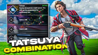 TATSUYA  RUSH COMBINATION   Free Fire Best Short range Skill Combo 🔥 [upl. by Malaspina211]