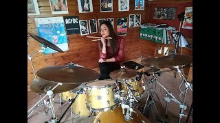 QUEEN  BOHEMIAN RHAPSODY  DRUM COVER by CHIARA COTUGNO [upl. by Acirdna]