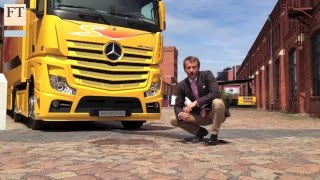 Daimlers self driving lorry  FT Business Notebook [upl. by Susanne]