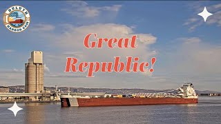 Great Republic arrived in Duluth 04102024 [upl. by Esertal]