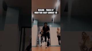 BERGETAR JIWA WIBUKU😭 wasabi bodycombat95 muaythai hiitworkout [upl. by Justinian]