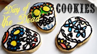 Day of the Dead Cookie Kit  sugar cookie skulls [upl. by Blockus]