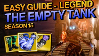 Destiny 2 Platinum EMPTY TANK Legend Lost Sector Guide  Simple amp Easy  Season of the Lost [upl. by Oicnanev]