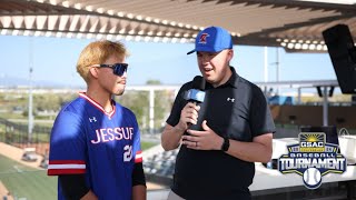 POSTGAME CONVERSATION Max Moreno talks after Jessup took down ACU 156 [upl. by Menis]