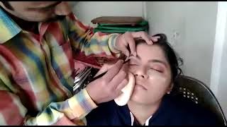 BANGALI MAKEUP VIDEO shooting video moviedraupadithehorronight achintyaganguly [upl. by Belding]