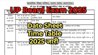 up board 2025 ka time table kaise download karen  up board ka time table kaise nikale [upl. by Anead]