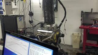 406 Sbc emc motor with 10xri heads dyno [upl. by Flo]