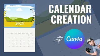 Creating a Custom Calendar with Canva [upl. by Eahsram]