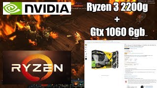 Ryzen 3 2200g Gtx 1060 [upl. by Kaycee]