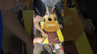 Guitar repair  cort L100P NS bridge reglue part 1 [upl. by Evatsug]