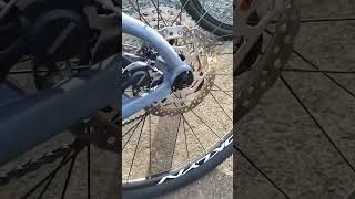 Nag oilslick na ang rotor ni idol vsshoptv cyclist mtb [upl. by Yajiv]