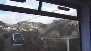 Madeira  From Funchal to Monte on Cablecar [upl. by Remmus306]